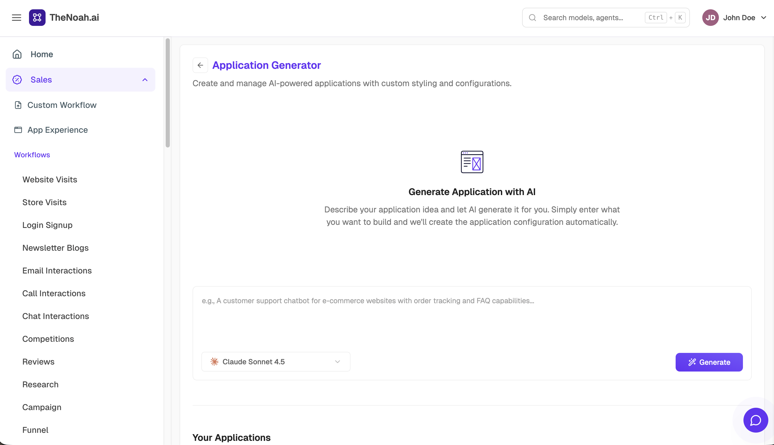 App Experience - Section 2