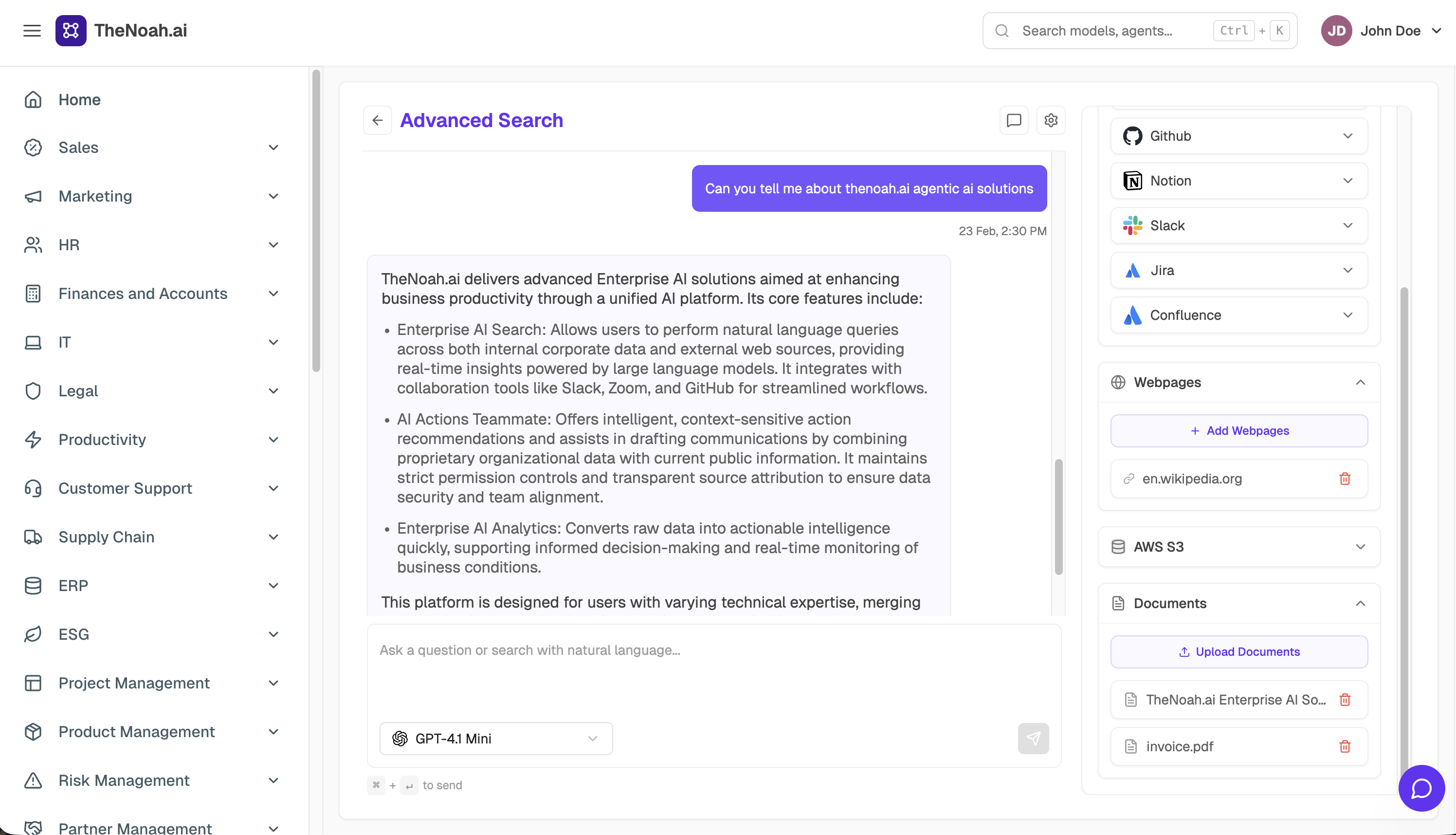Advanced Document Search - Section 1
