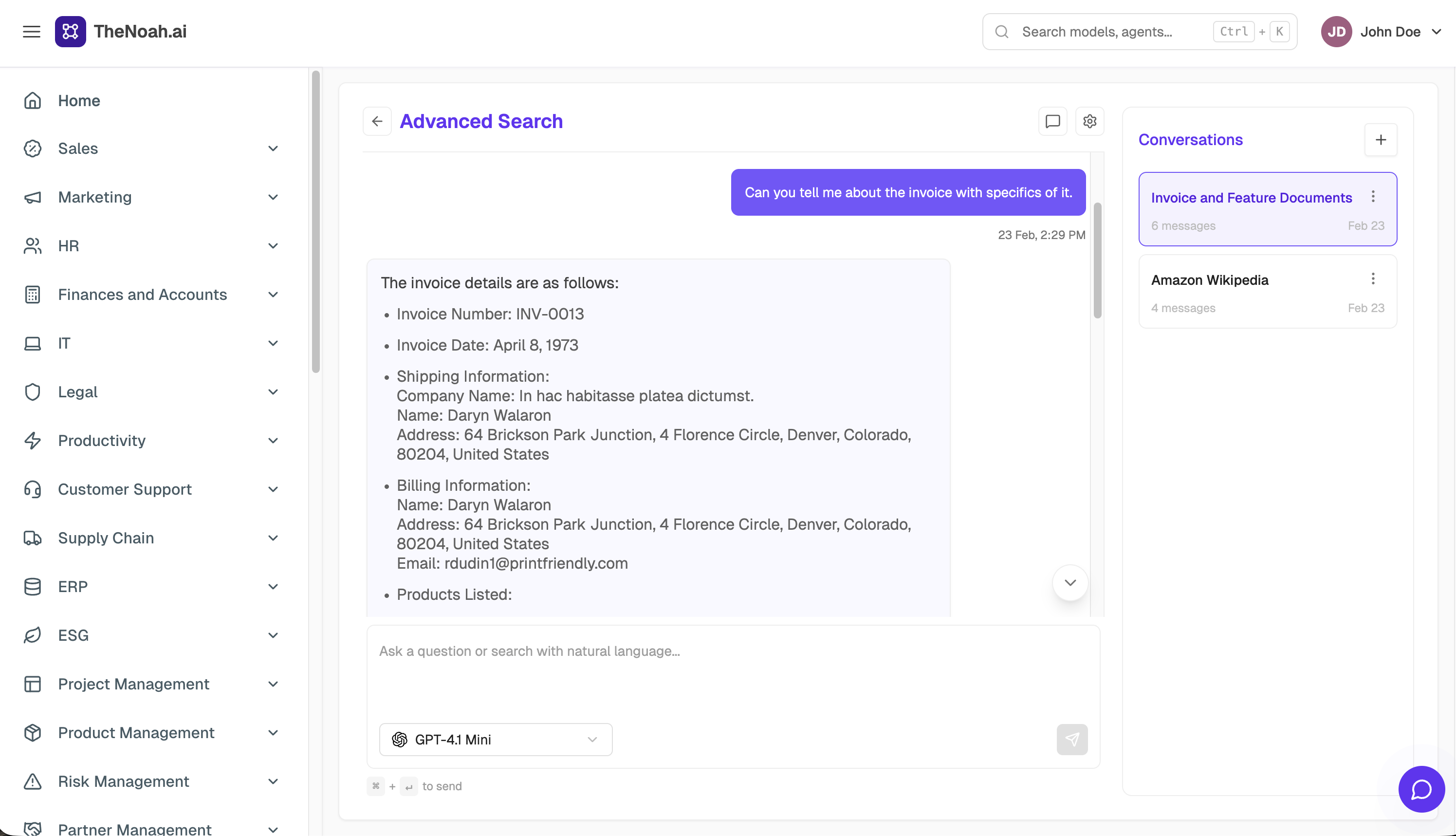 Advanced Document Search - Section 2