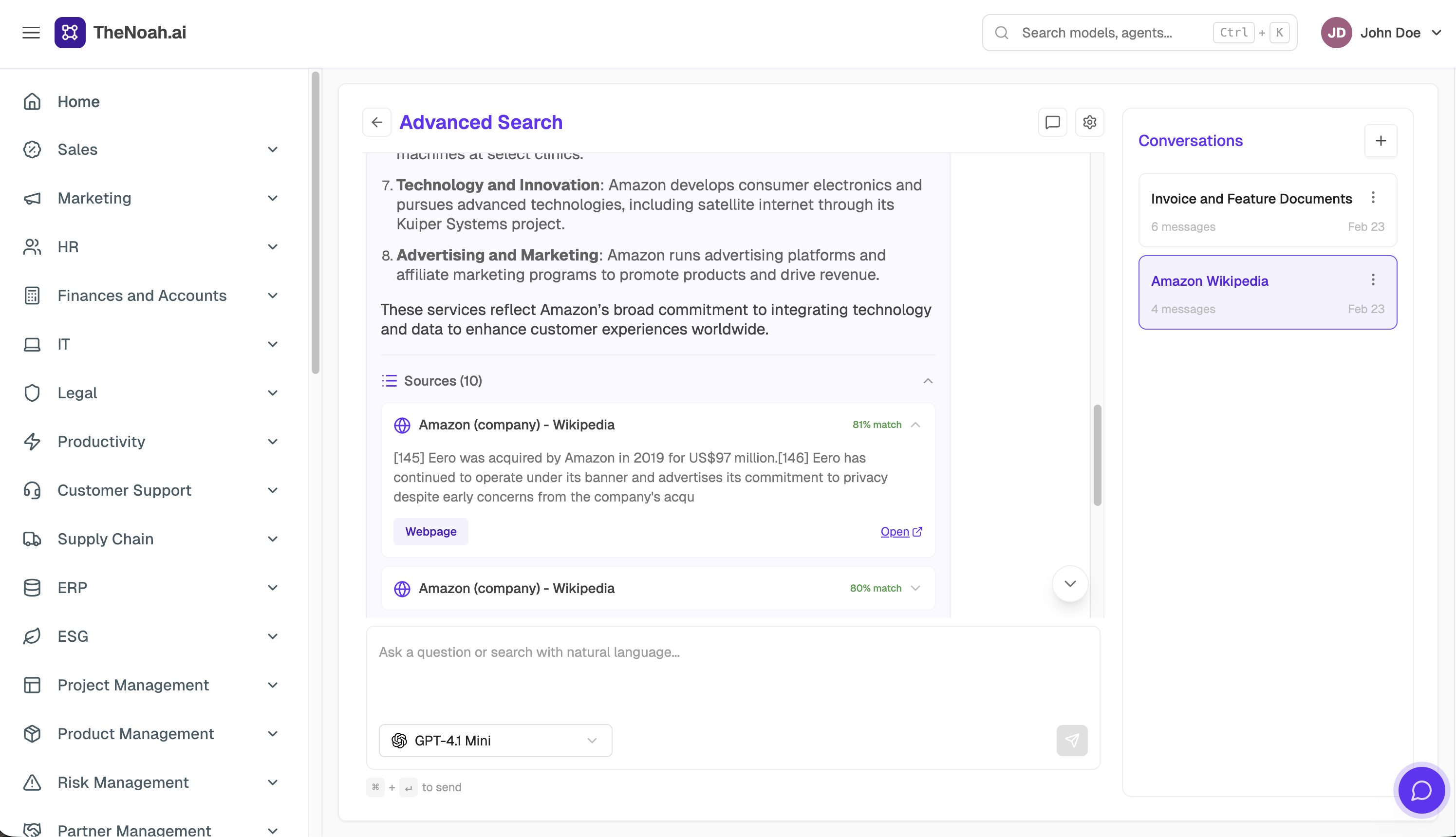 Advanced Document Search - Section 3