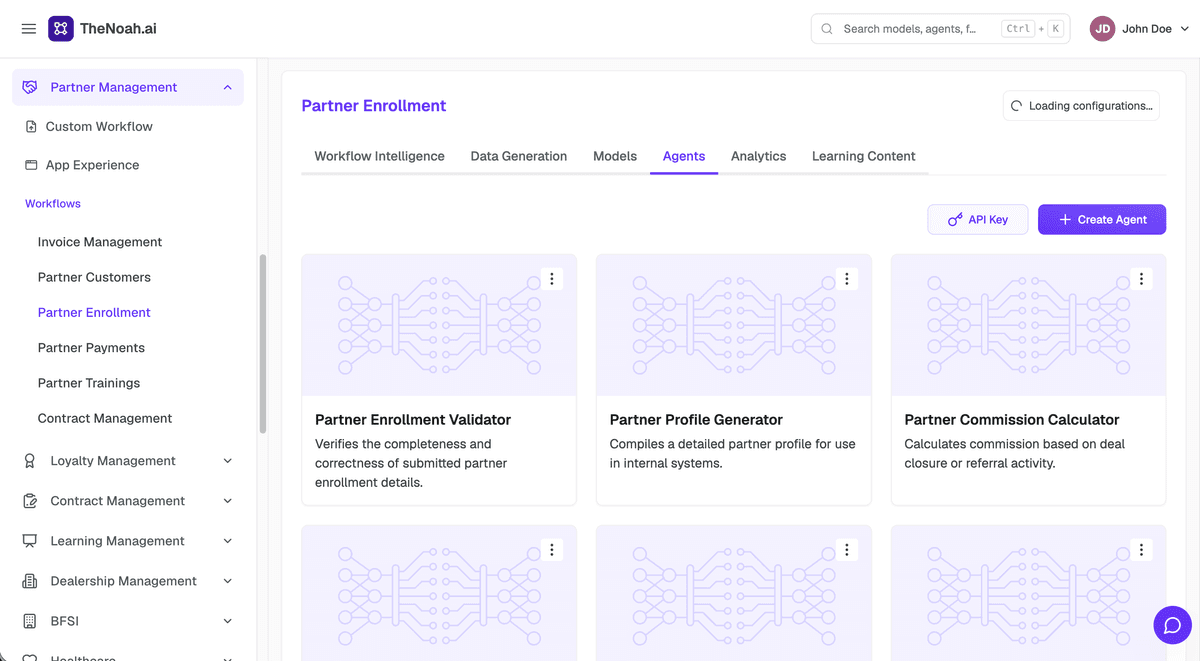 Intelligent AI Agents for Partner Workflow Automation